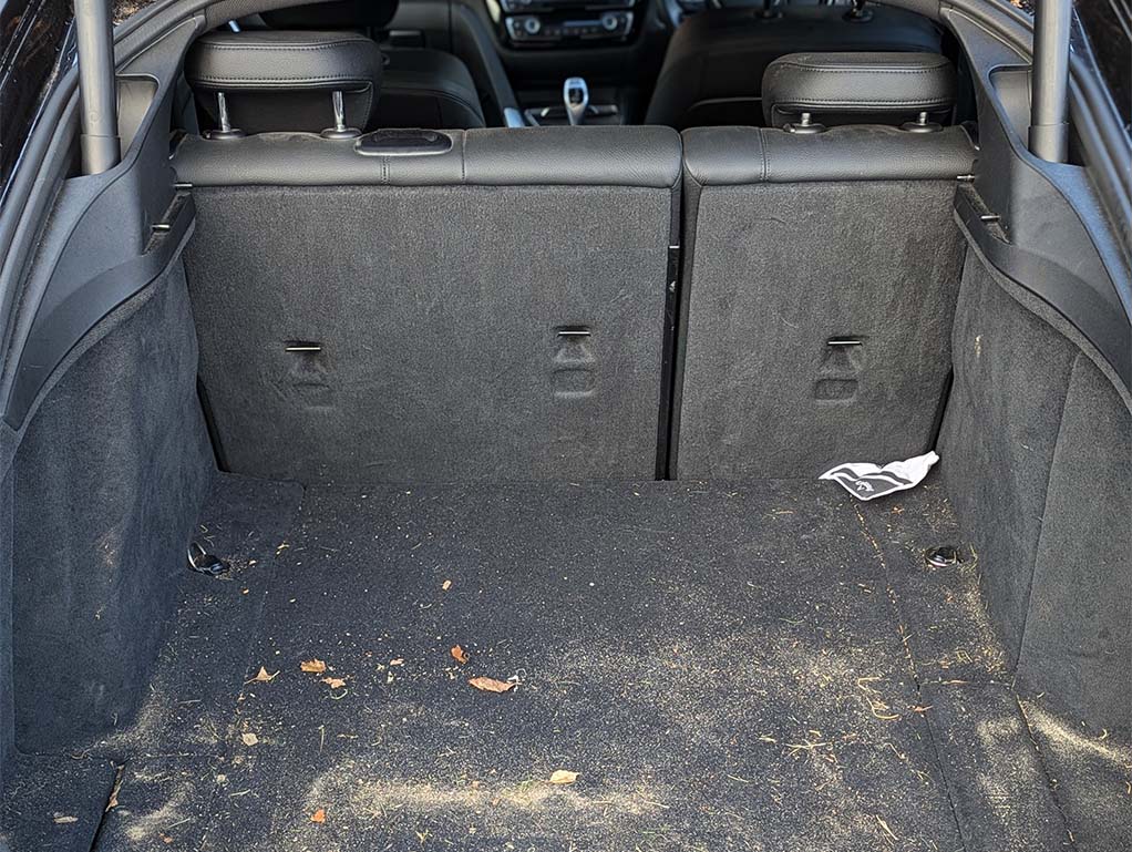Before - dirty boot car needing a clean in Kings Hill